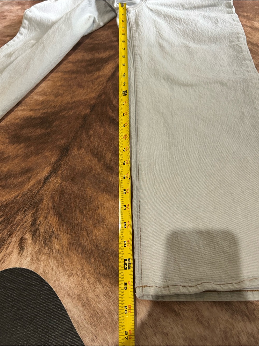 Madewell The Perfect Vintage Wide Leg Crop Jeans Light Wash Size 28 Quiet Luxury - Picture 7 of 9